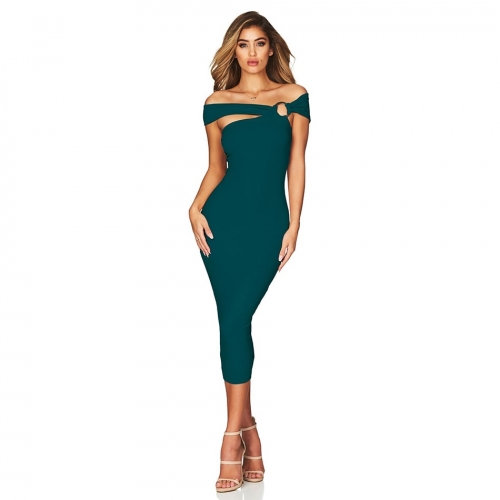 Adyce Women Bandage Dress Vestidos Verano 2019 New Arrivals Summer Celebrity Party Dress Off the Shoulder Hollow Out Club Dress