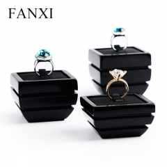 FANXI Custom Jewellery Shop and Store Showcase Rack For Ring Bangle Bracelet Bangle Exhibitor Black Lacquer Jewelry Display