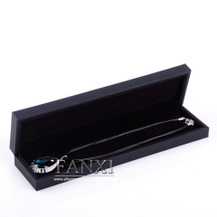 FANXI Classical Custom Logo Touching Paper Jewelry Packaging Box With Velvet Insert Gift Boxes