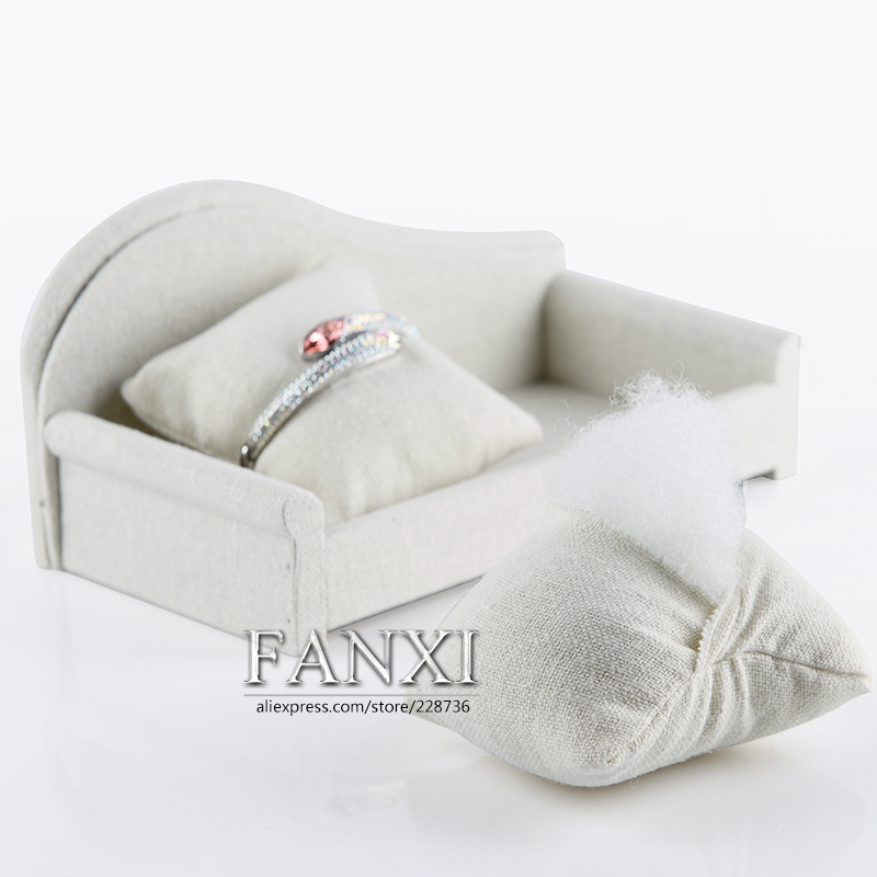 FANXI Manufacturer Custom High Quality Linen Jewelry Display Bracelet Bangle Display Stand