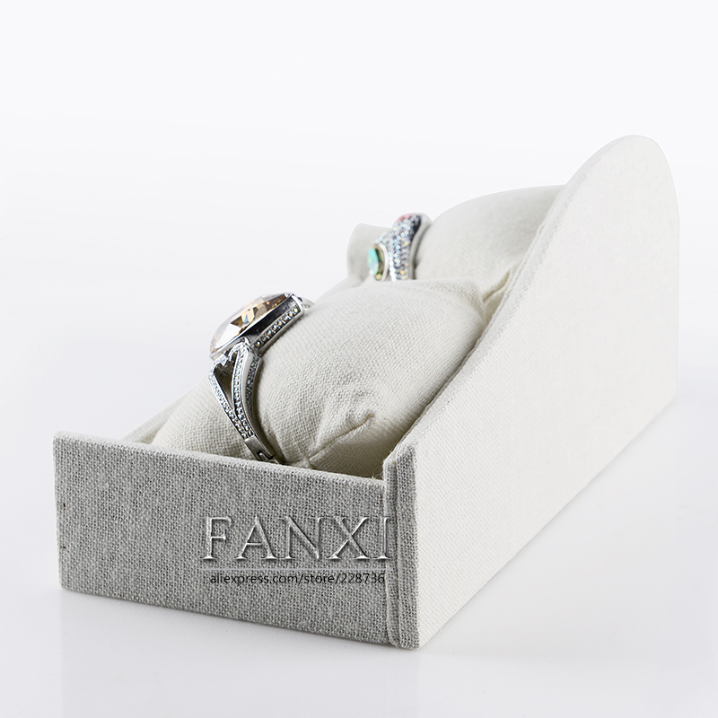 FANXI Manufacturer Custom High Quality Linen Jewelry Display Bracelet Bangle Display Stand