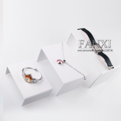 FANXI Wholesale Factory Custom white black blue Jewellery Exhibitor Kits Thickness Acrylic Jewelry Displays