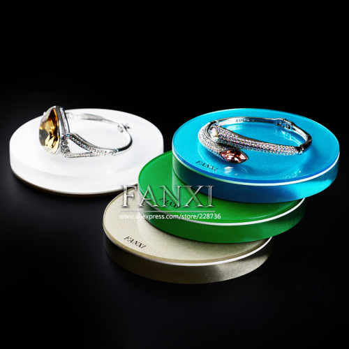 FANXI Factory Wholesale Custom Color Jewelry Display Acrylic Bracelet Bangle Display Plat