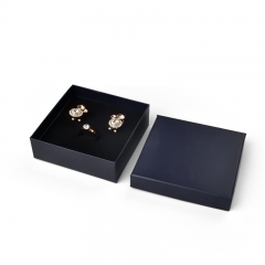 FANXI Custom Cheap Jewelry Boxes With Foam Insert And Paper Bags For Jewellery Shop Gift Black Cardboard Box