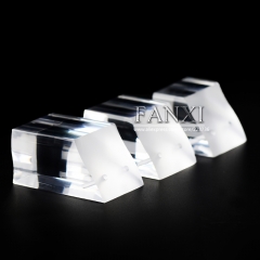 FANXI Delicate High Transparency Shop Counter Jewelry Exhibitor Sets Earrings Holders Stand Set Clear Acrylic Earrings Display