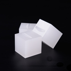 FANXI Jewelry Display Kits For Finger Ring Showcase For Engagement And Proposal Milky white Acrylic Ring Display