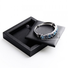 FANXI Simple PU Leather Small Necklace Bangle Tray For Counter Jewelry Exhibition