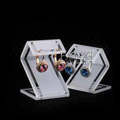 FANXI Jewelry Display Stand For Earring Ear Stud Shop Counter And Jewellery Exhibition Custom Frosted Acrylic Earrings Display Holder