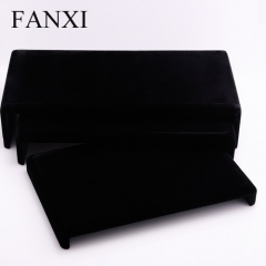 FANXI Wholesale Direct Supplier China Handmade Table Ice Velvet Holder Jewelry Display Set Necklace Bracelet Bangle Watch Display Stand