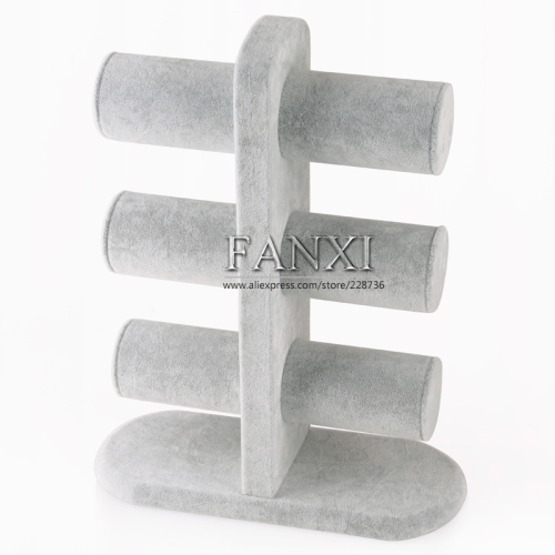 FANXI China Jewelry Display Manufacturer Wood Jewelry Display Stand For Display Bracelet Bangle