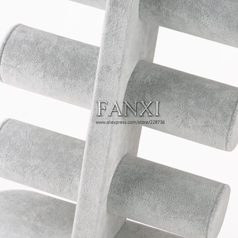 FANXI China Jewelry Display Manufacturer Wood Jewelry Display Stand For Display Bracelet Bangle