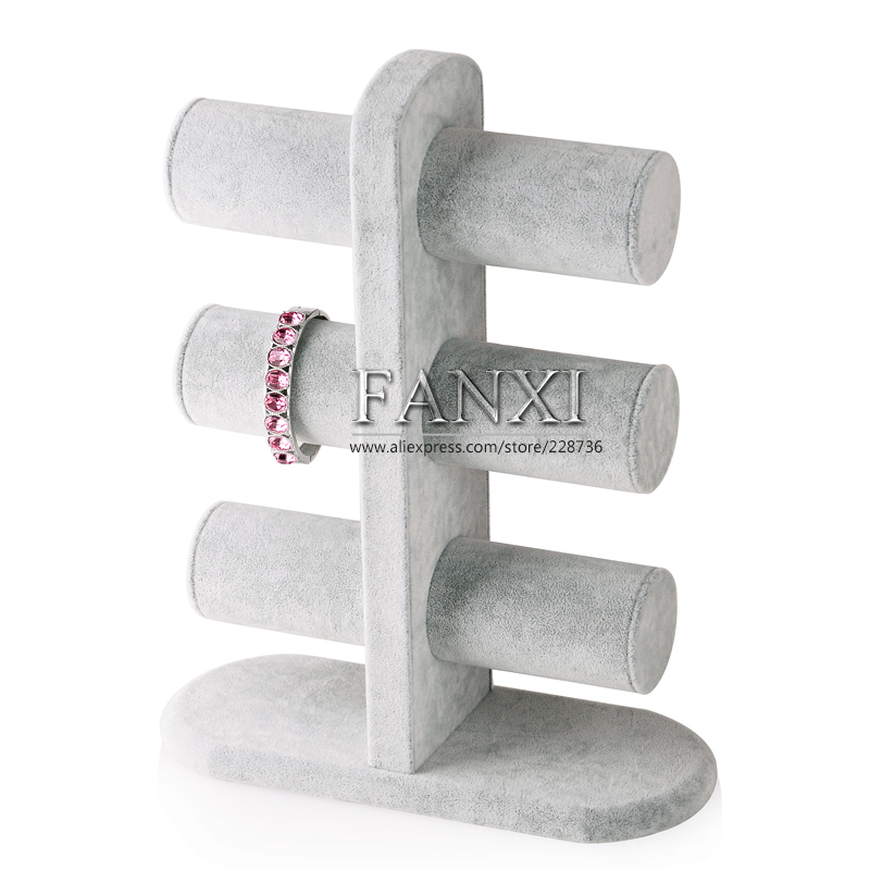 FANXI China Jewelry Display Manufacturer Wood Jewelry Display Stand For Display Bracelet Bangle