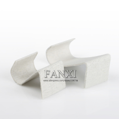 FANXI Custom Cheap Z Model Linen Jewelry Display Set Earring Stand Hanger For Showcase Earring Display Stand