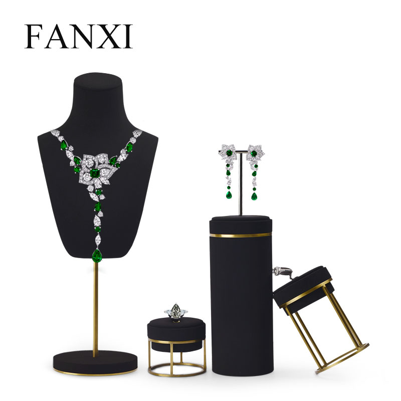 FANXI factory wholesale custom jewerly mannequin jewelery display stand