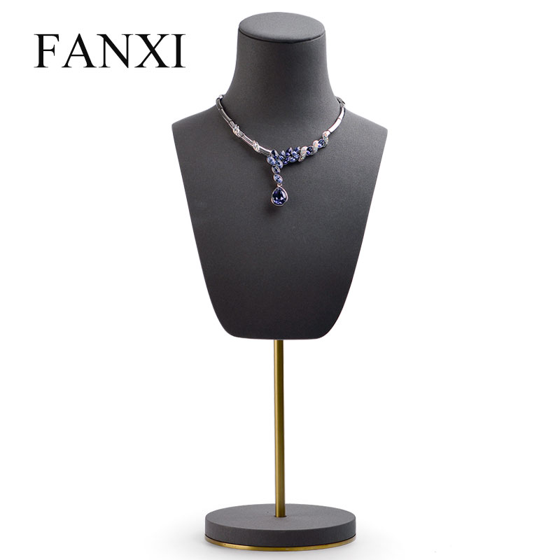 FANXI factory wholesale custom logo mannequins jewelry display spinner stand jewelry display shelves