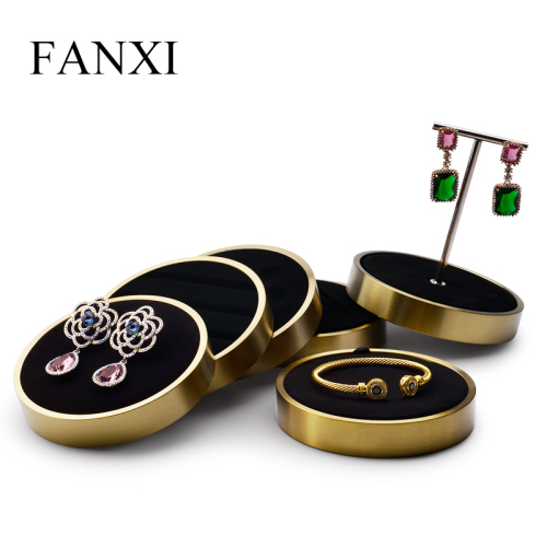 FANXI custom small counter finger ring earring pendant bangle bracelet necklace display stand