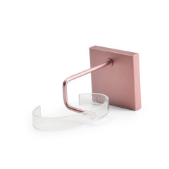 FANXI Wholesale Watch Display Stand Holder With Transparent C Ring For Bangle Bracelet Jewelry Rose Gold Metal Watch Display