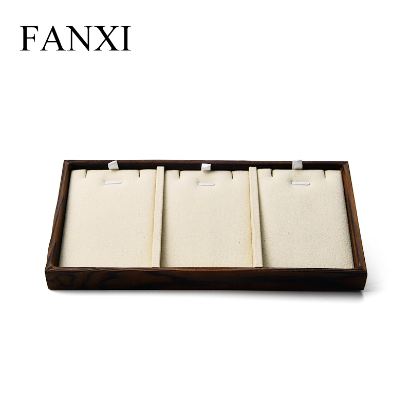 FANXI Custom Luxury high quality wooden display for jewelry display