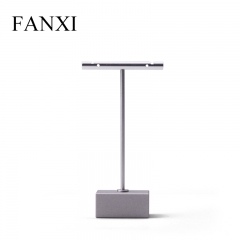 FANXI Custom Luxury round and hexagon jewelry display stand for finger ring organizer gold and silver Metal ring holder