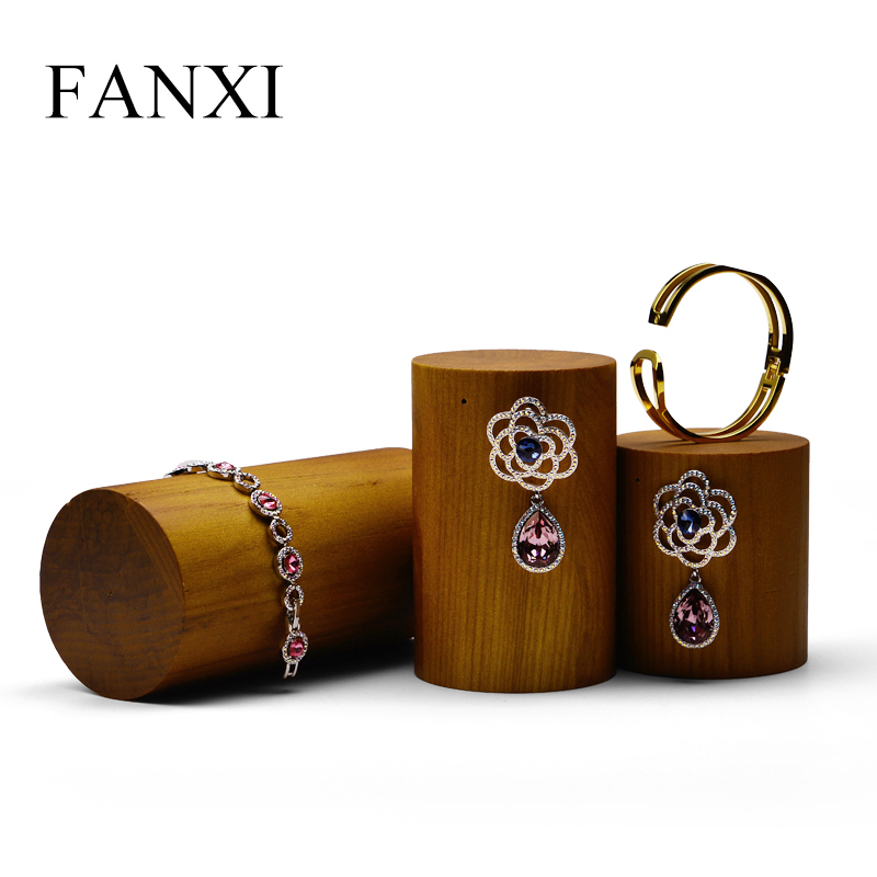 FANXI factory wholesale custom logo necklace bangle pendant finger ring bracelet display stand for earrings