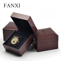 FANXI factory custom luxury plastic watch packaging storage box