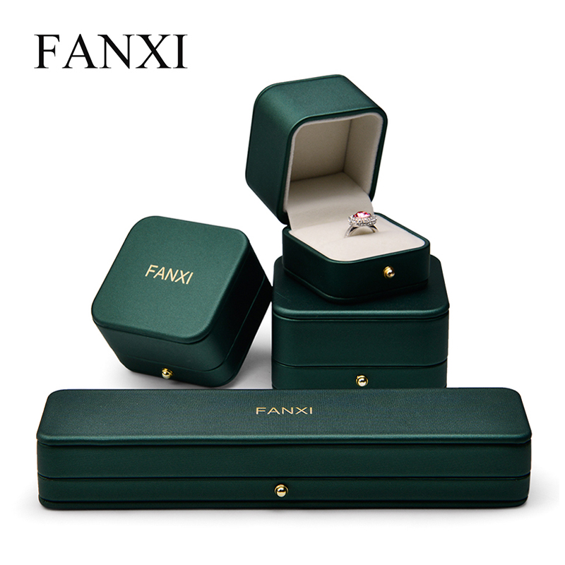 FANXI factory custom logo pu leather jewellery gift box