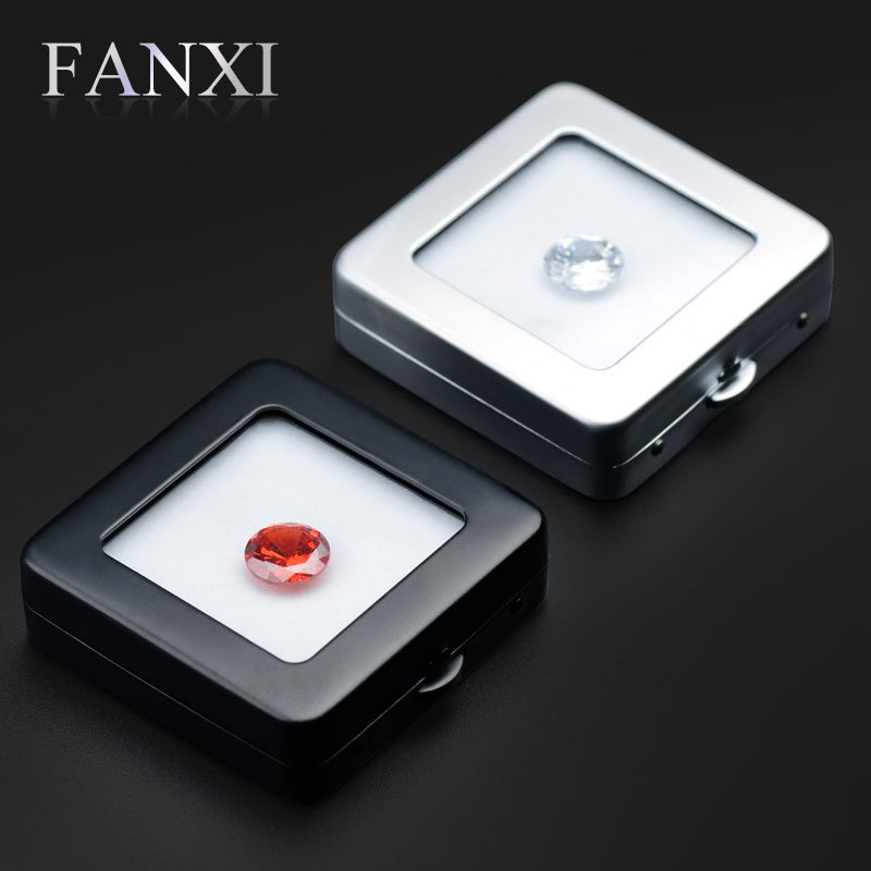 FANXI factory custom logo diamond display packaging gemstone box