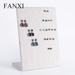FANXI factory custom logo cream earring display stand rack