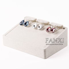 FANXI factory custom logo linen hook earring display stand