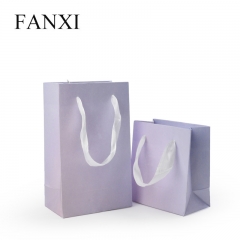 FANXI factory custom logo paper jewelry packaging box with bag