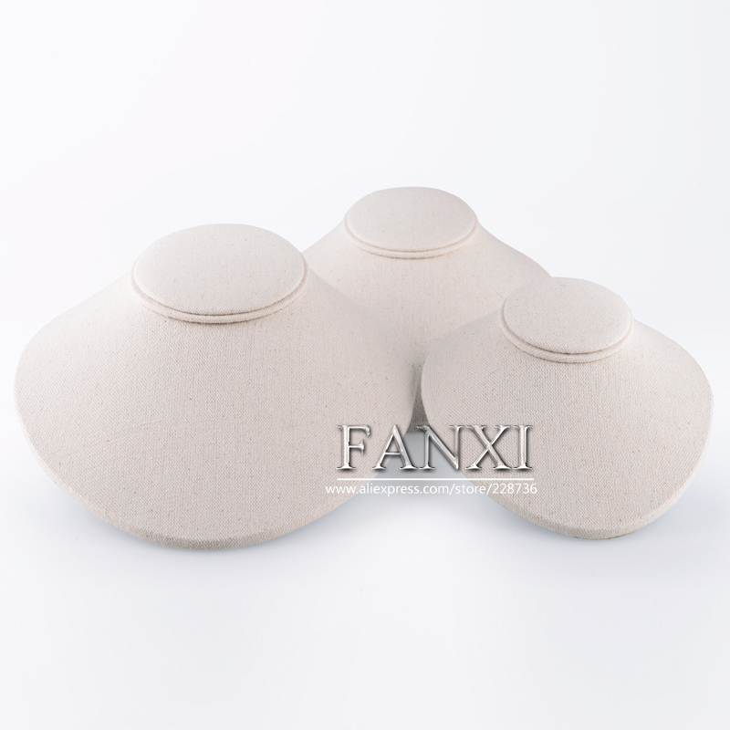 FANXI factory custom logo jewelry necklace display stand bust