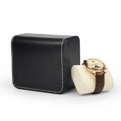 FANXI factory custom logo black leather watch display box