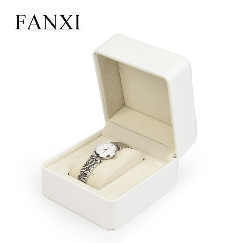 FANXI factory custom logo luxury white watch storage box