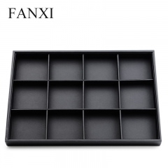 leather jewelry stackable organizer tray