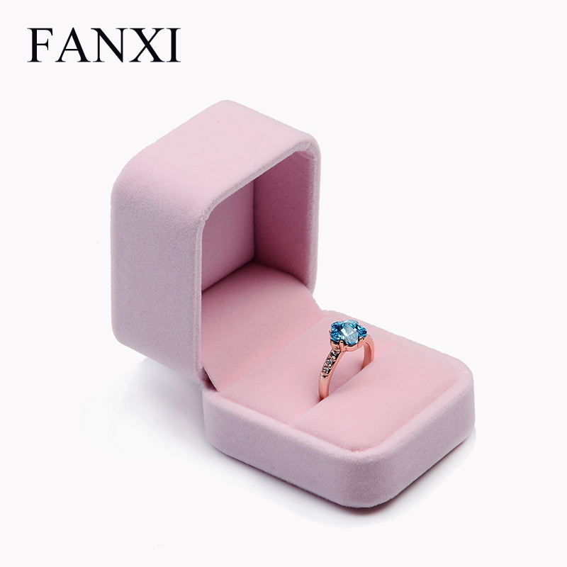 velvet jewelry ring gift box