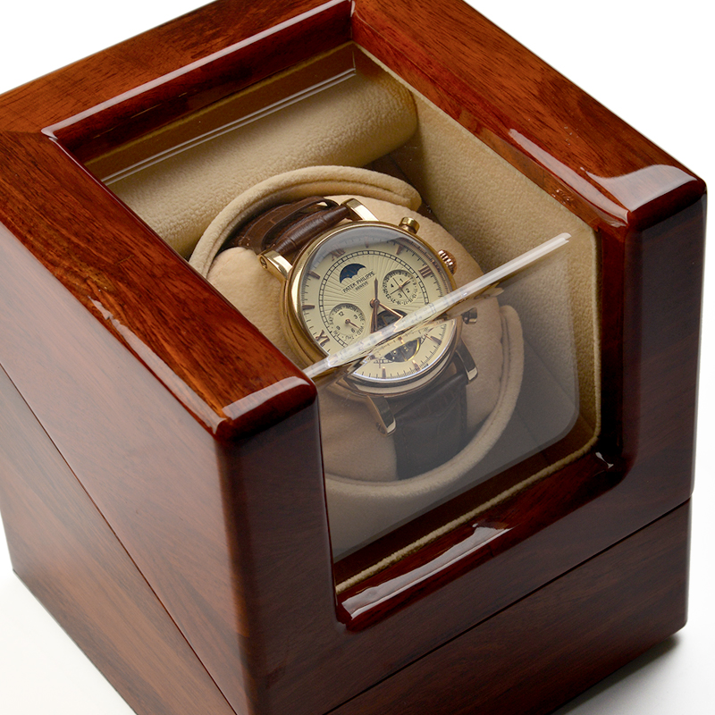 Automatic single watch winder box