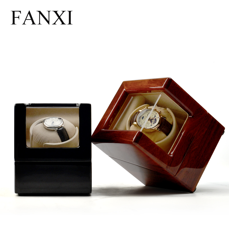 Automatic single watch winder box