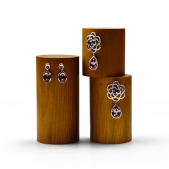 wood jewellery earring display stand holder