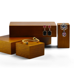 wood bracelet jewelry display stand