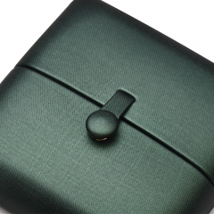 wholesale green leather jewelry packaging gift boxes