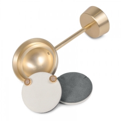 Luxury metal jewellery display stand props for pendant neckalce earring