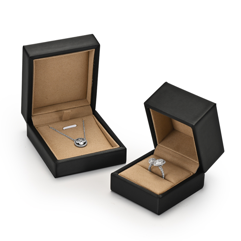 Custom logo jewelry packaging box with matching outer box and bags