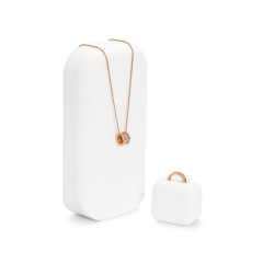 Fanxi Custom White Window jewelry display cabinetfor ring earring long chain neckalce pendant Jewelry display sets