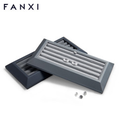 FANXI custom gray jewelry display tray for loose diamond