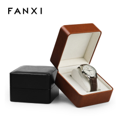 FANXI wholesale luxury PU leather wrist watch packaging box