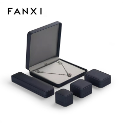 Luxury PU leather jewelry packing box