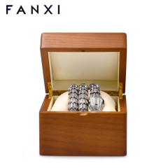Wooden jewelry packing display box for bangle bracelet watch