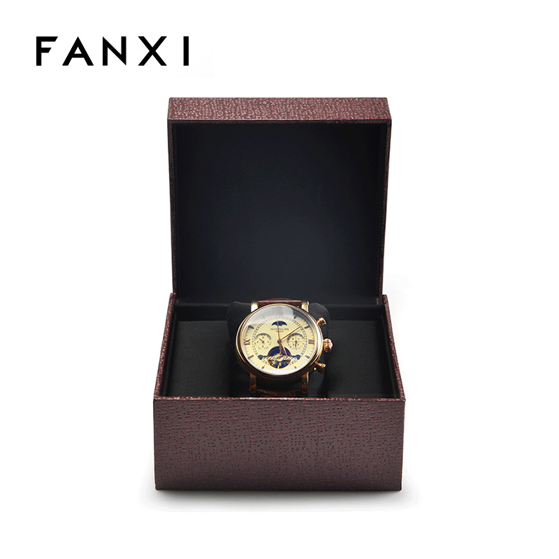 FANXI factory custom luxury plastic watch packaging storage box