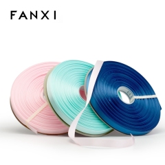 FANXI Wholesale Customized Color And Logo jewelry Associated For Jewellery Shop Boxes Decoration Custom Silk Ribbon