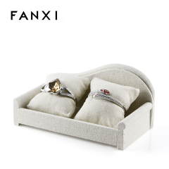 FANXI Manufacturer Custom High Quality Linen Jewelry Display Bracelet Bangle Display Stand
